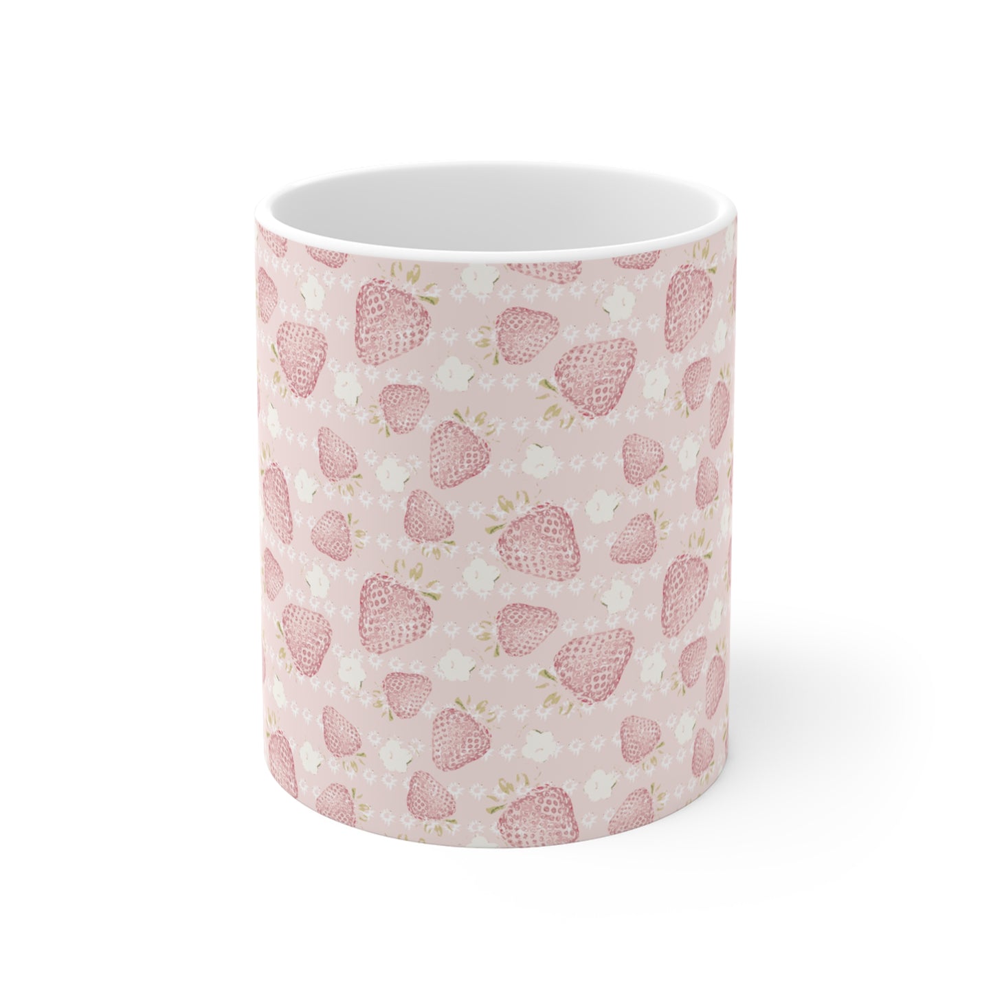 Mug 11oz : Retro Strawberry print