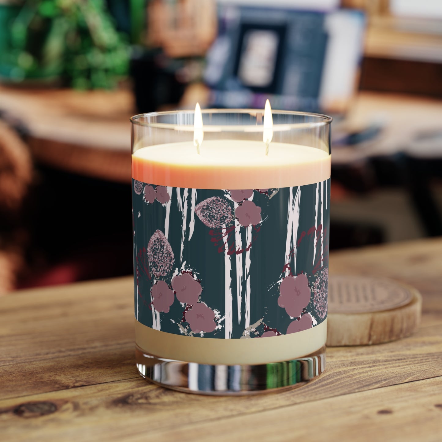 Retro Berry Scented Candle - Full Glass, 11oz