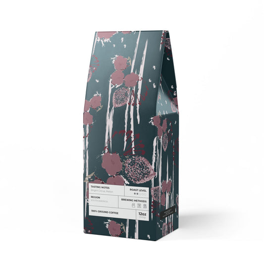 Colombia Single Origin Coffee (Light-Medium Roast) Winterberry print