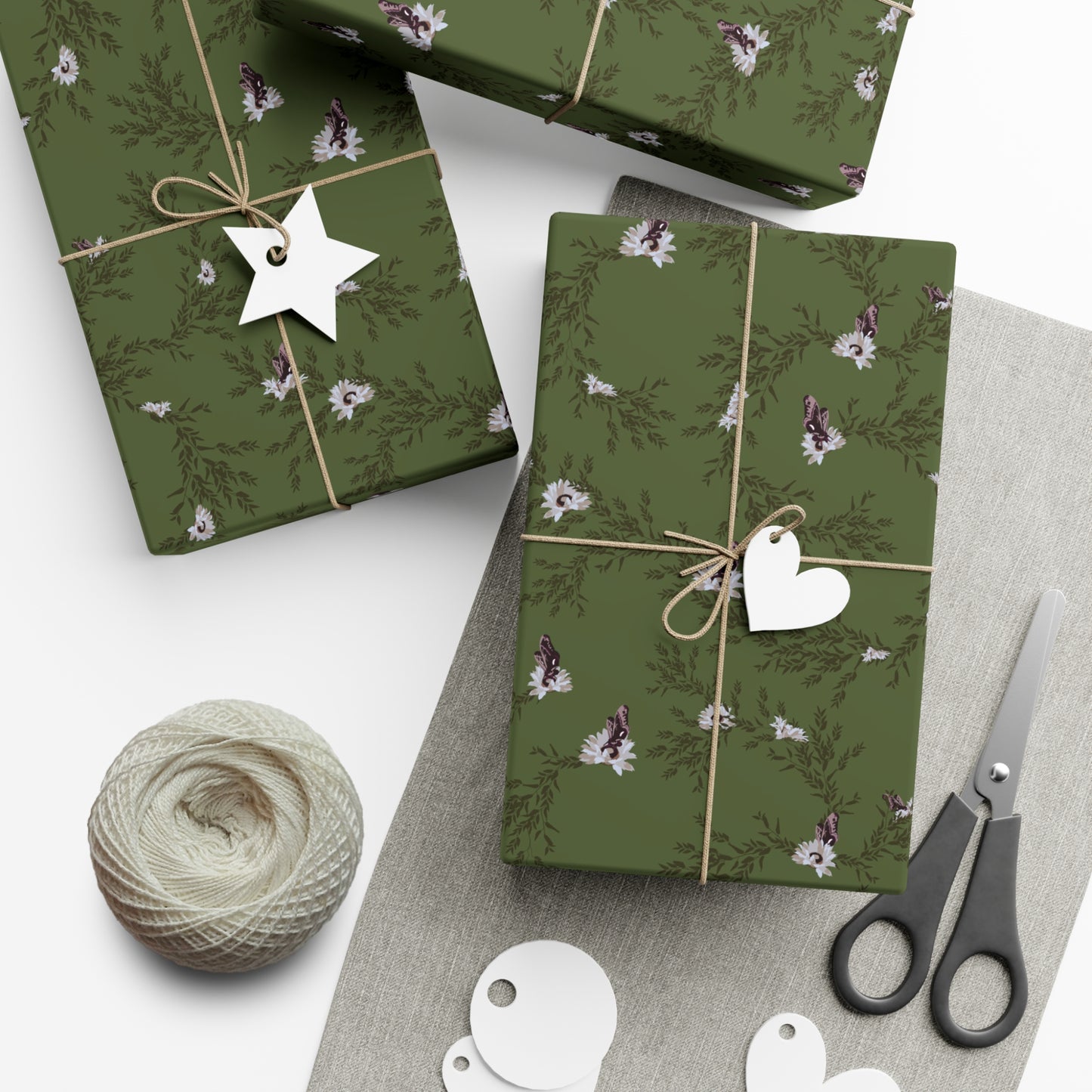 Autumn Daisy Gift Wrap Paper