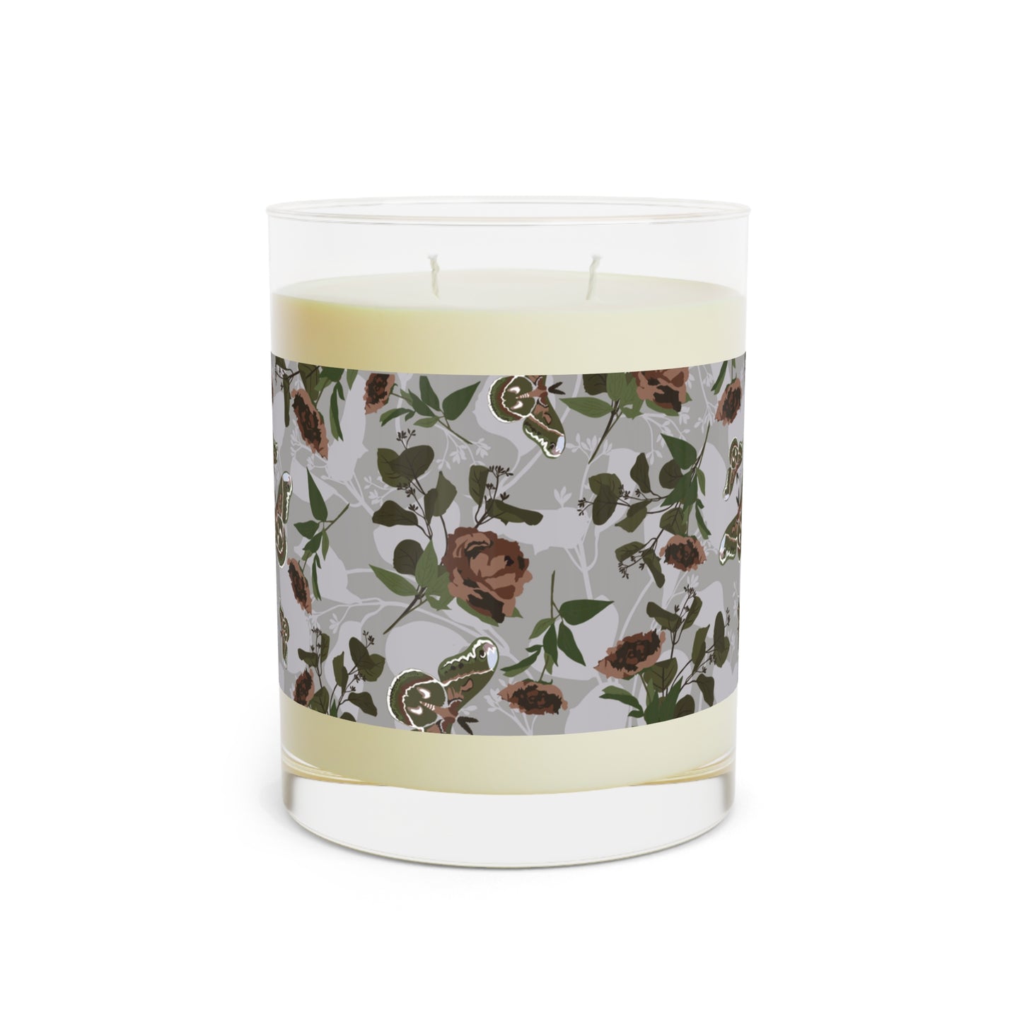 Green Moth Scented Candle - Full Glass, 11oz