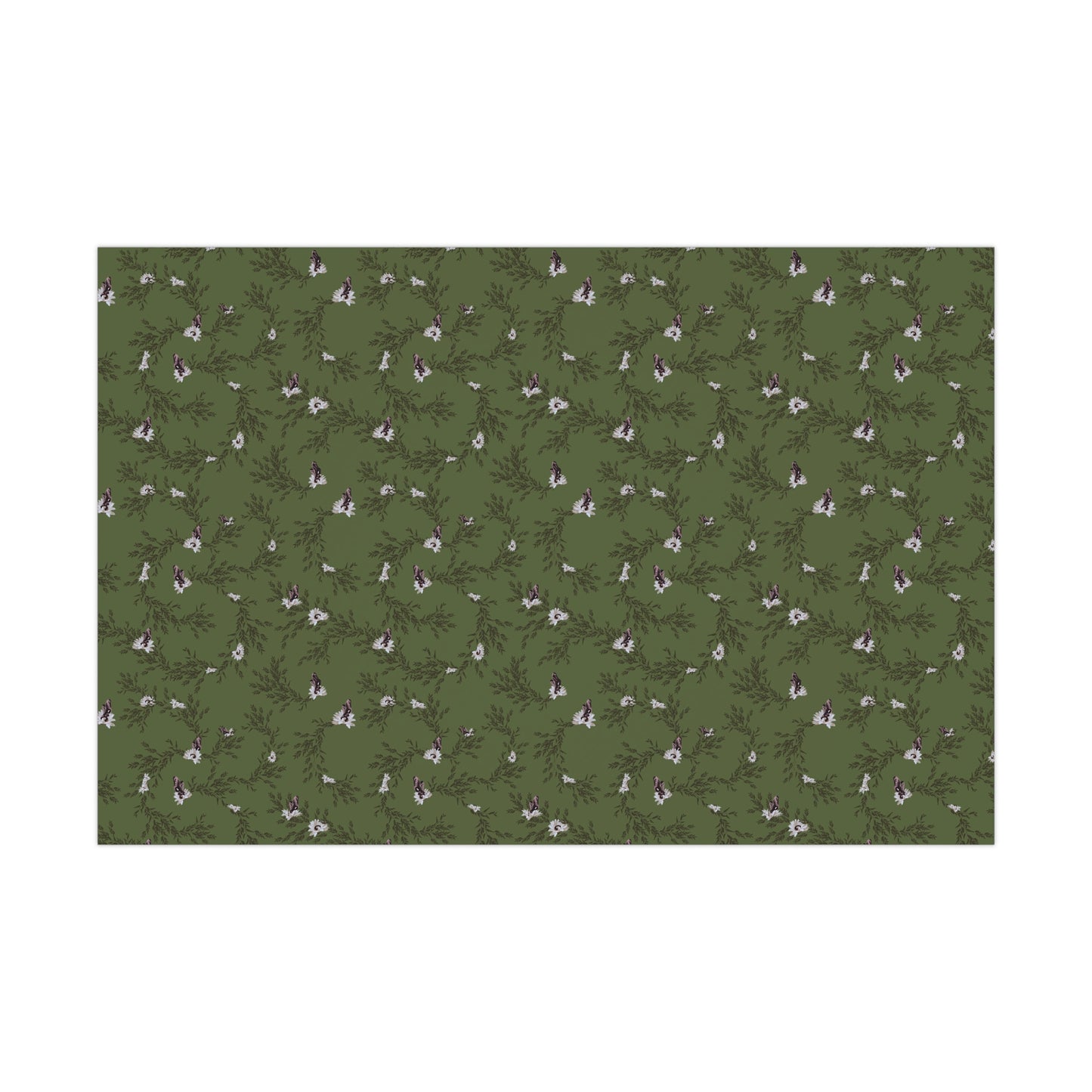 Autumn Daisy Gift Wrap Paper