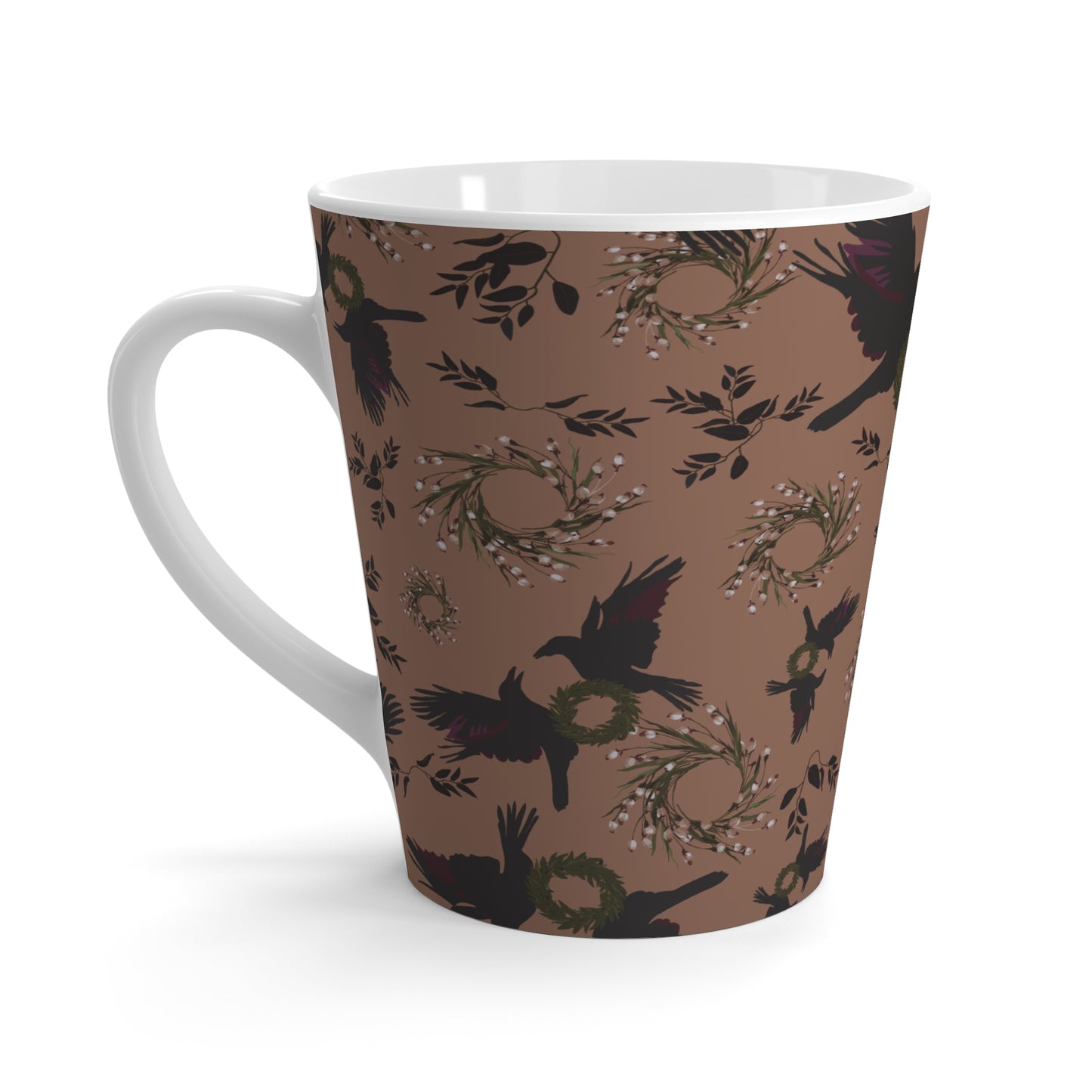 Latte Mug : Autumn Rave print