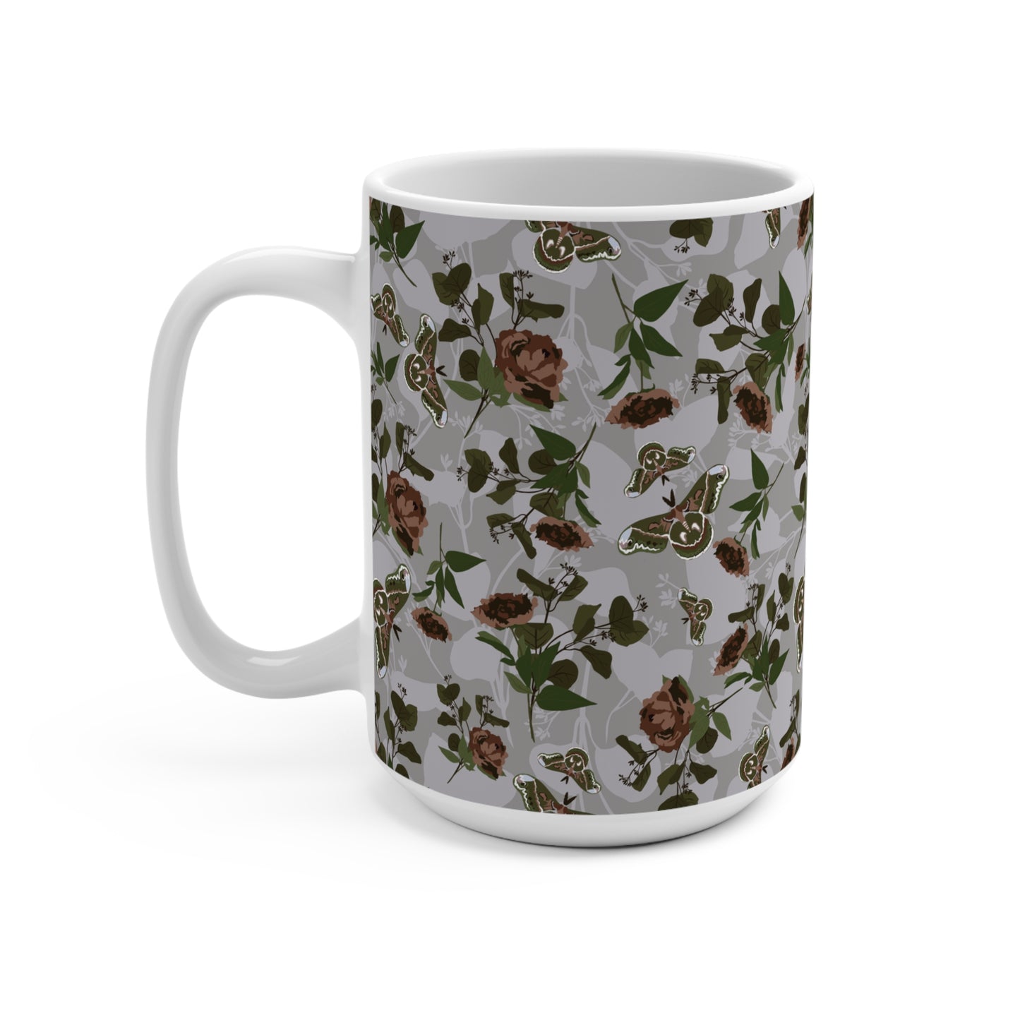 Green Moth Mug 15oz