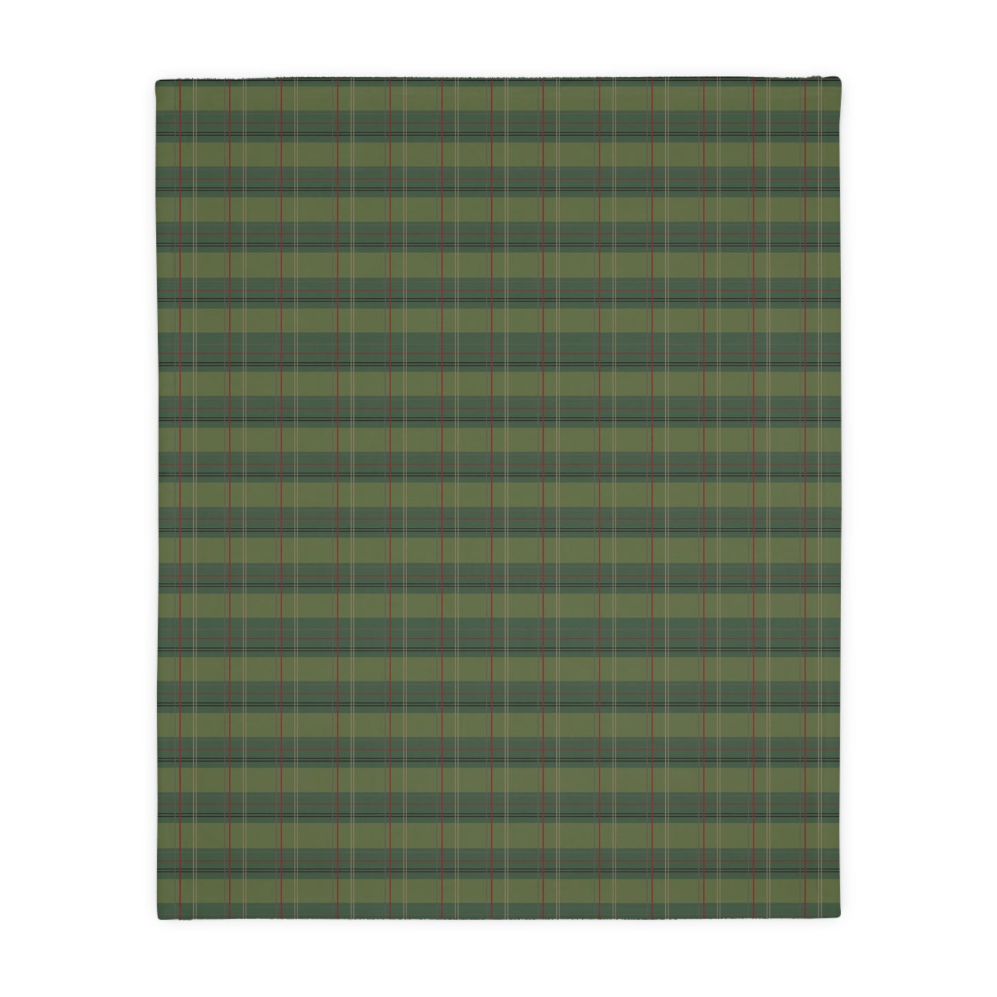 Pimento Plaid Velveteen Microfiber Blanket