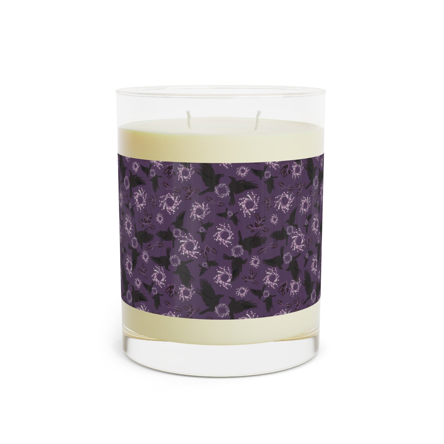 Autumn Raven Scented Candle in Huckleberry - Full Glass, 11oz