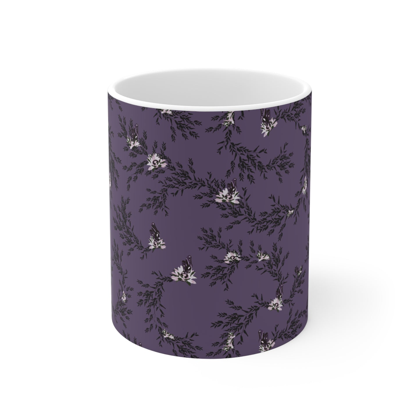 Autumn Daisy Mug 11oz in Huckleberry