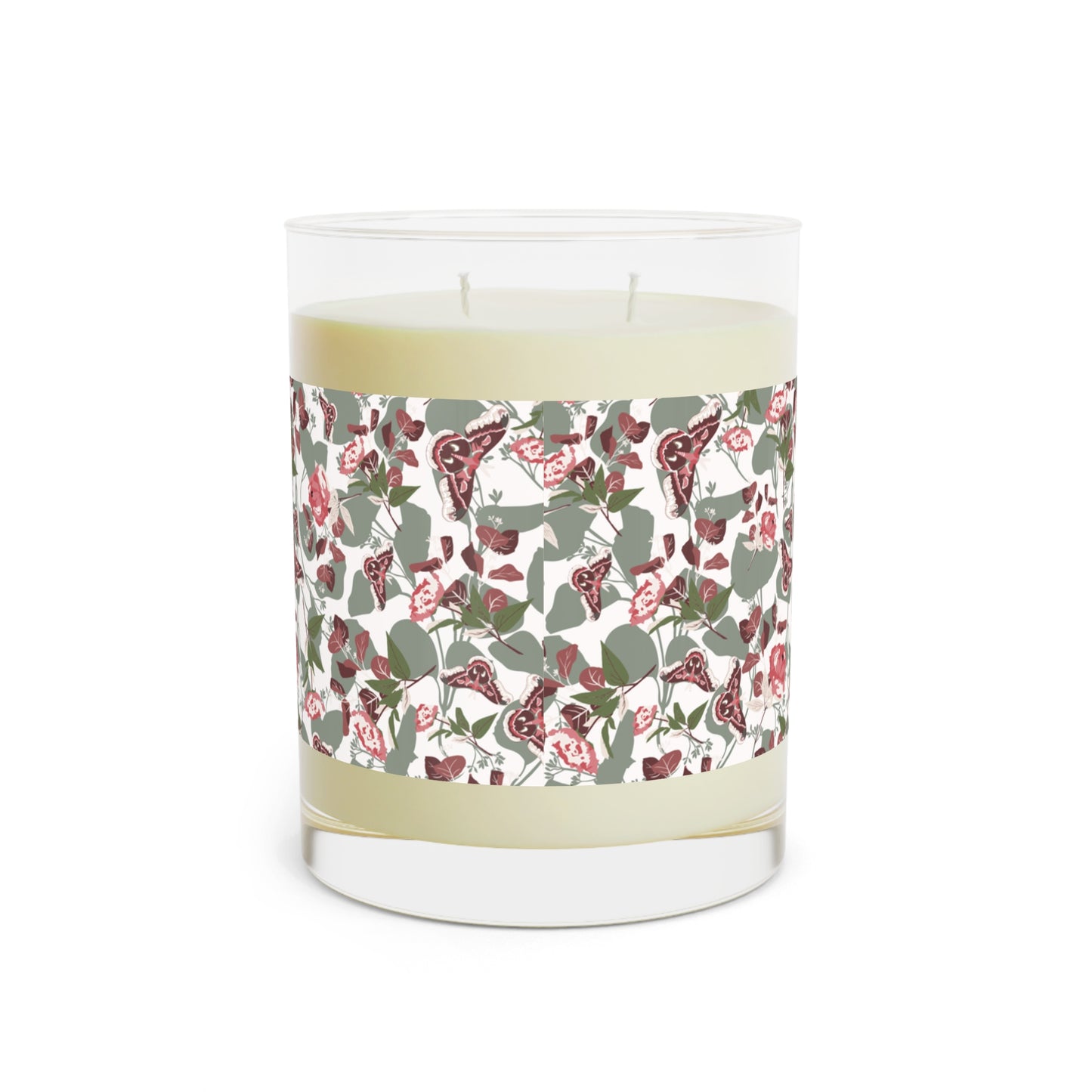 Spring Moth Scented Candle- Full Glass, 11oz