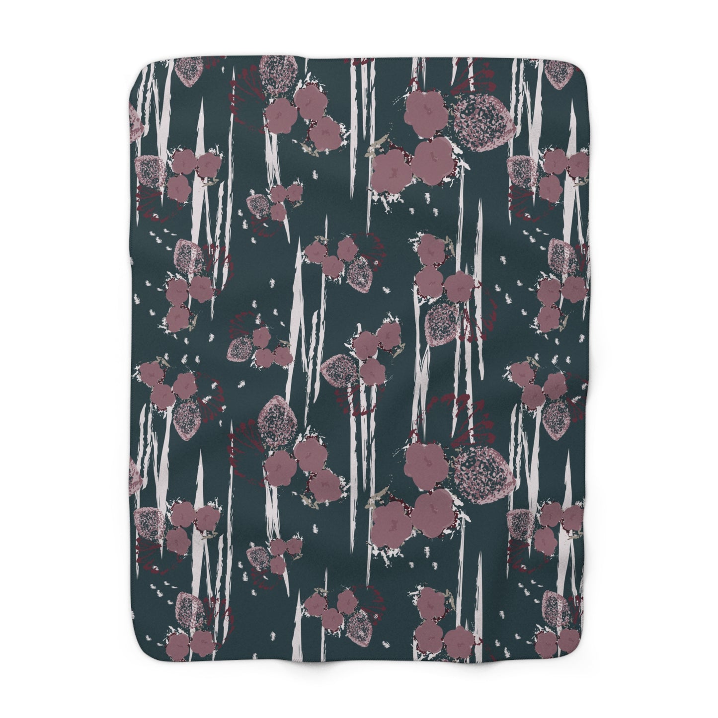 Winterberry Sherpa Fleece Blanket