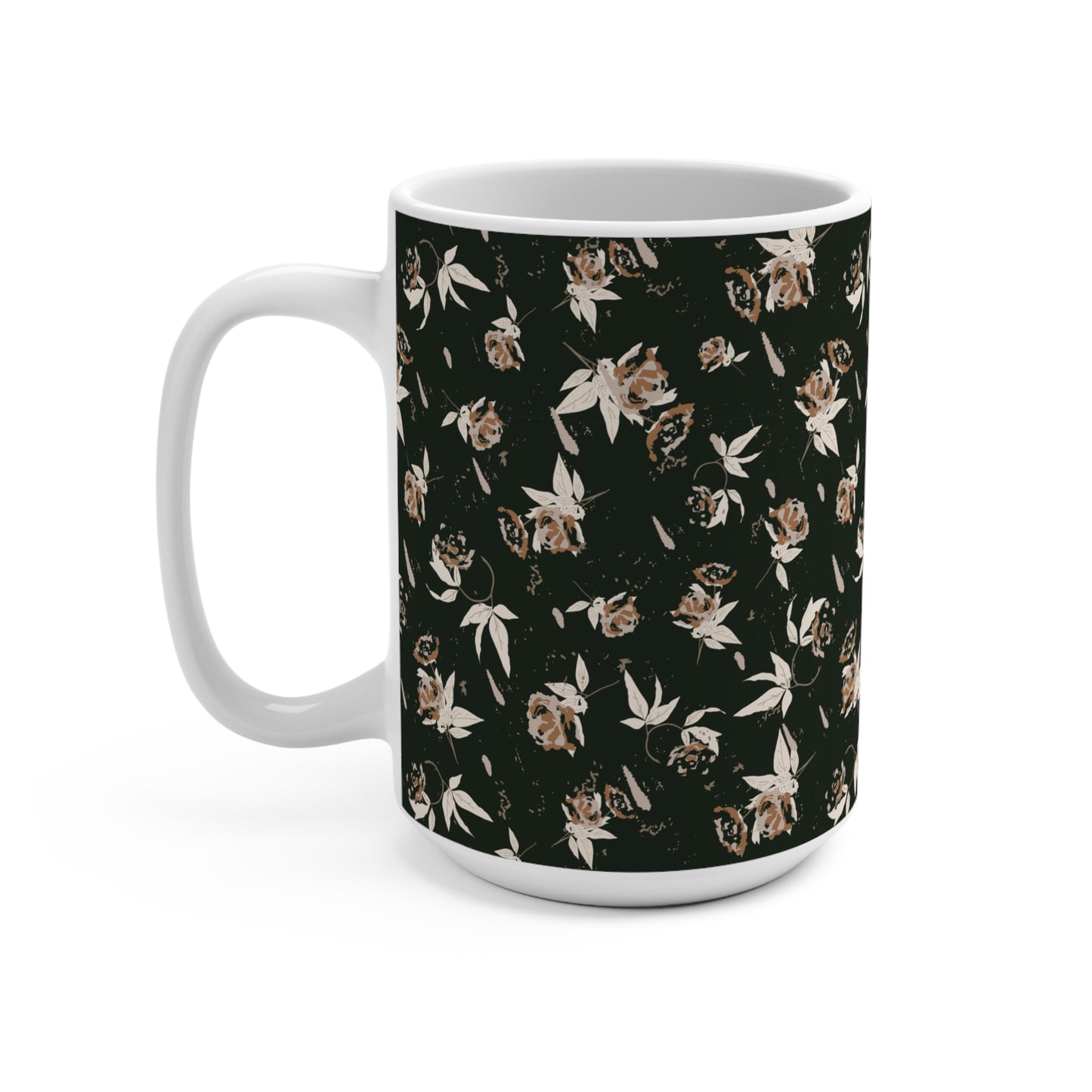 Evergreen Rose Mug 15oz