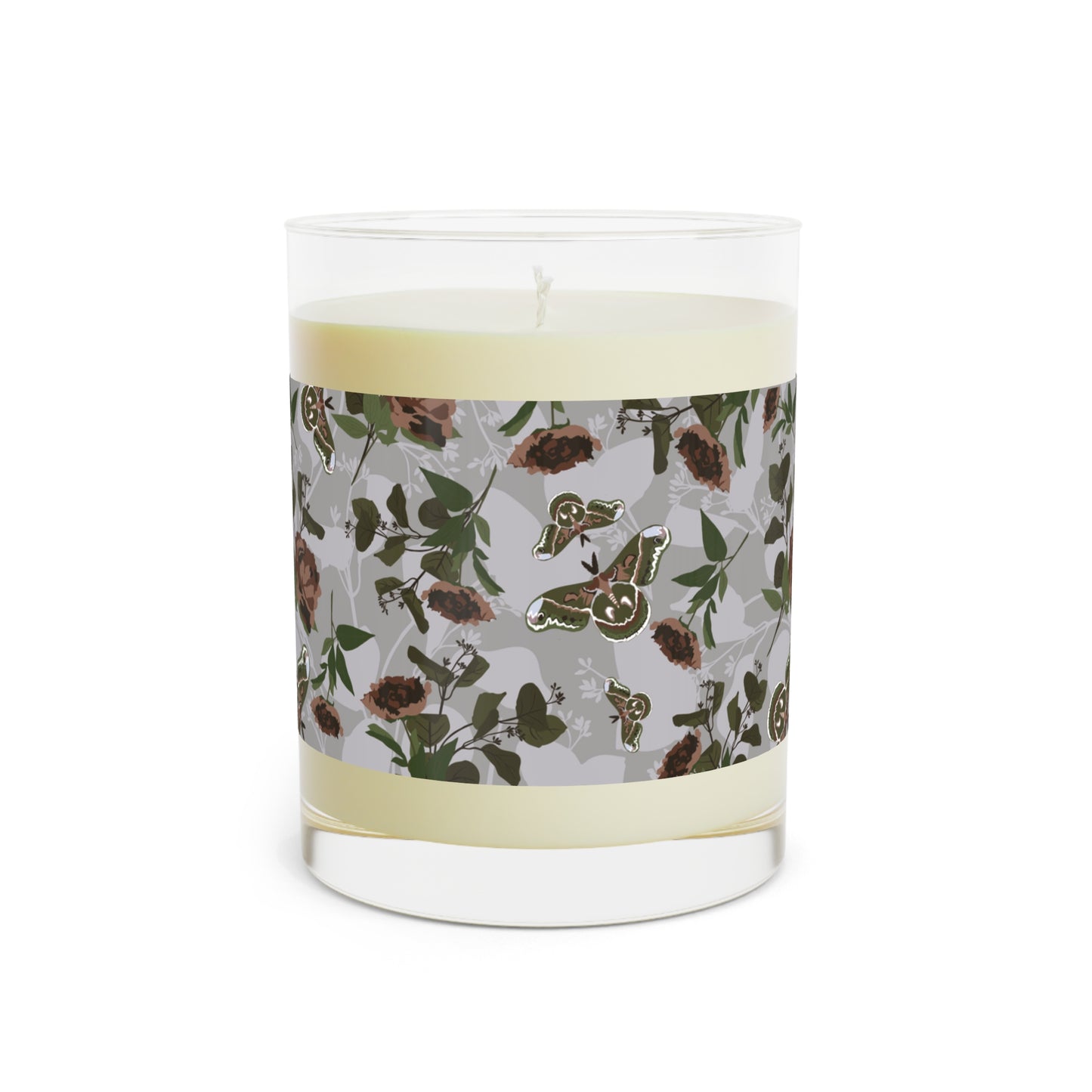 Green Moth Scented Candle - Full Glass, 11oz