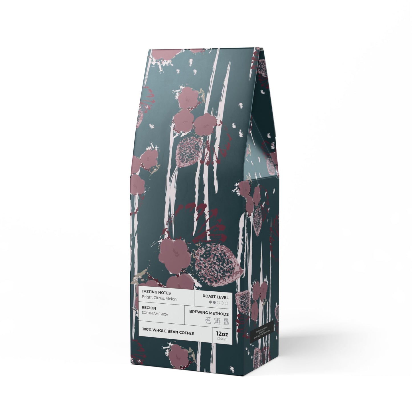 Colombia Single Origin Coffee (Light-Medium Roast) Winterberry print