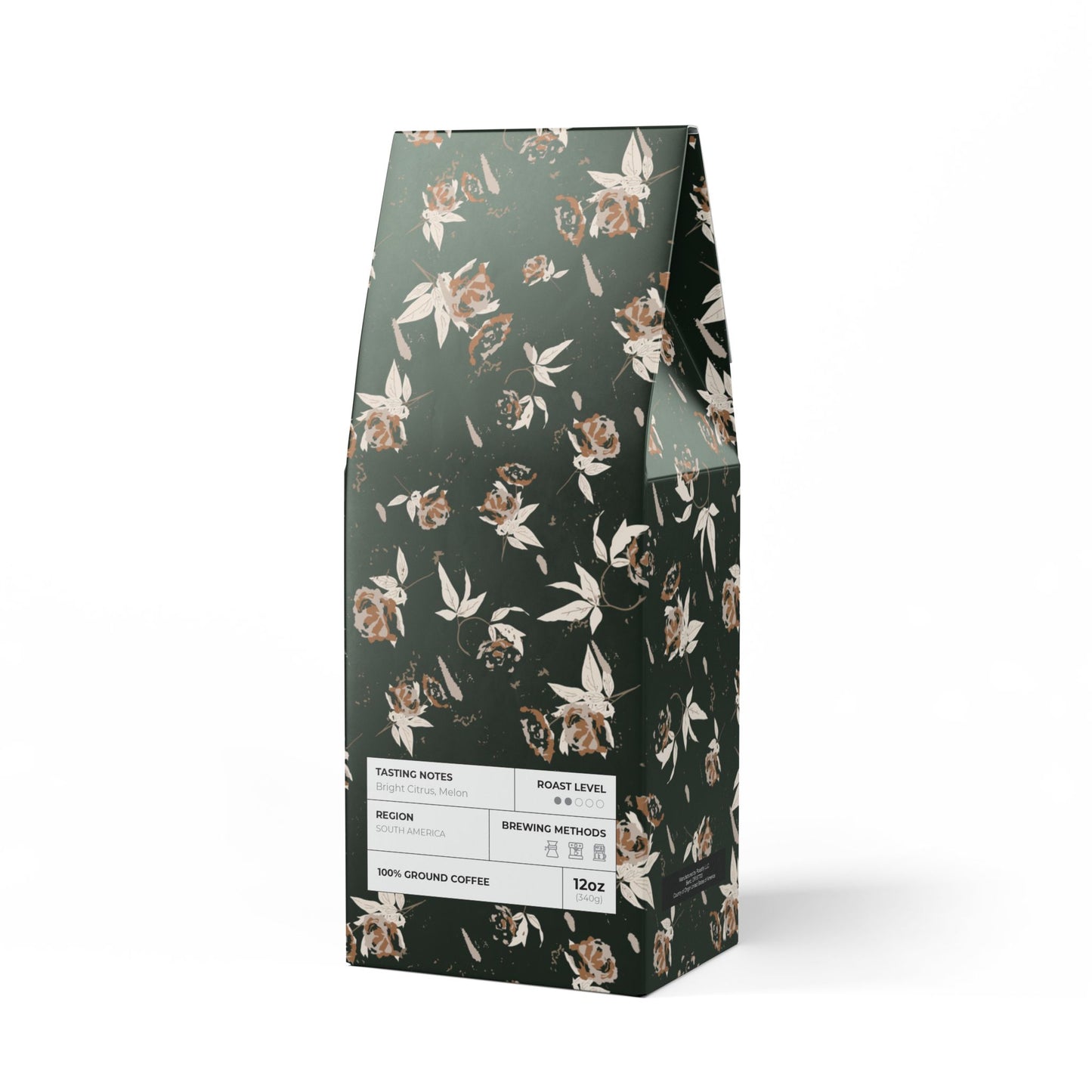 Colombia Single Origin Coffee (Light-Medium Roast) : Evergreen Rose Print