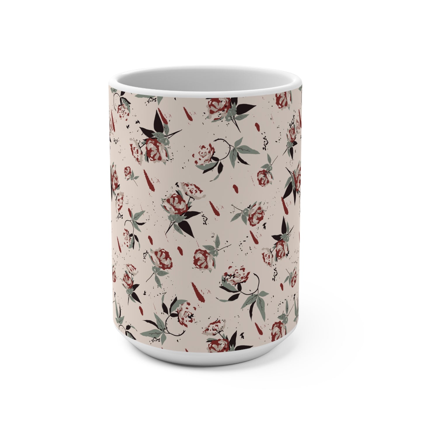 Marzipan Rose Mug 15oz