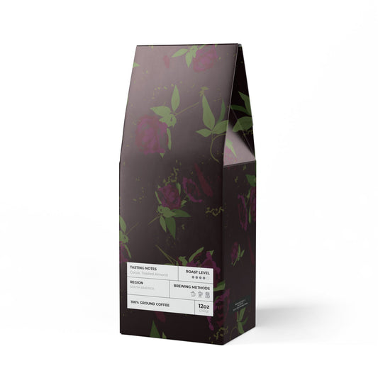 Cascades Coffee Blend (Medium-Dark Roast) : Black Rose Print