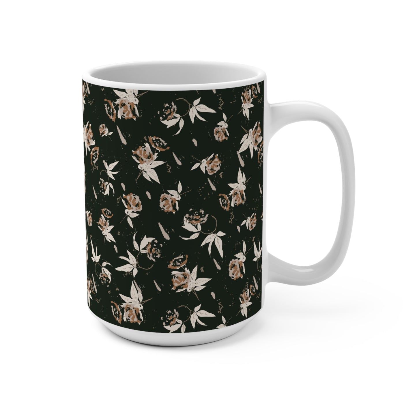 Evergreen Rose Mug 15oz