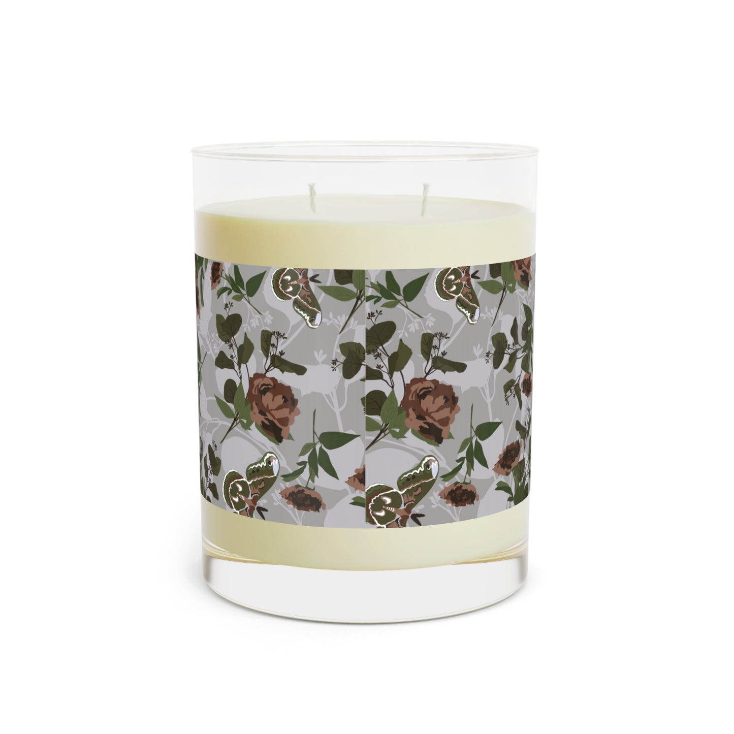 Green Moth Scented Candle - Full Glass, 11oz