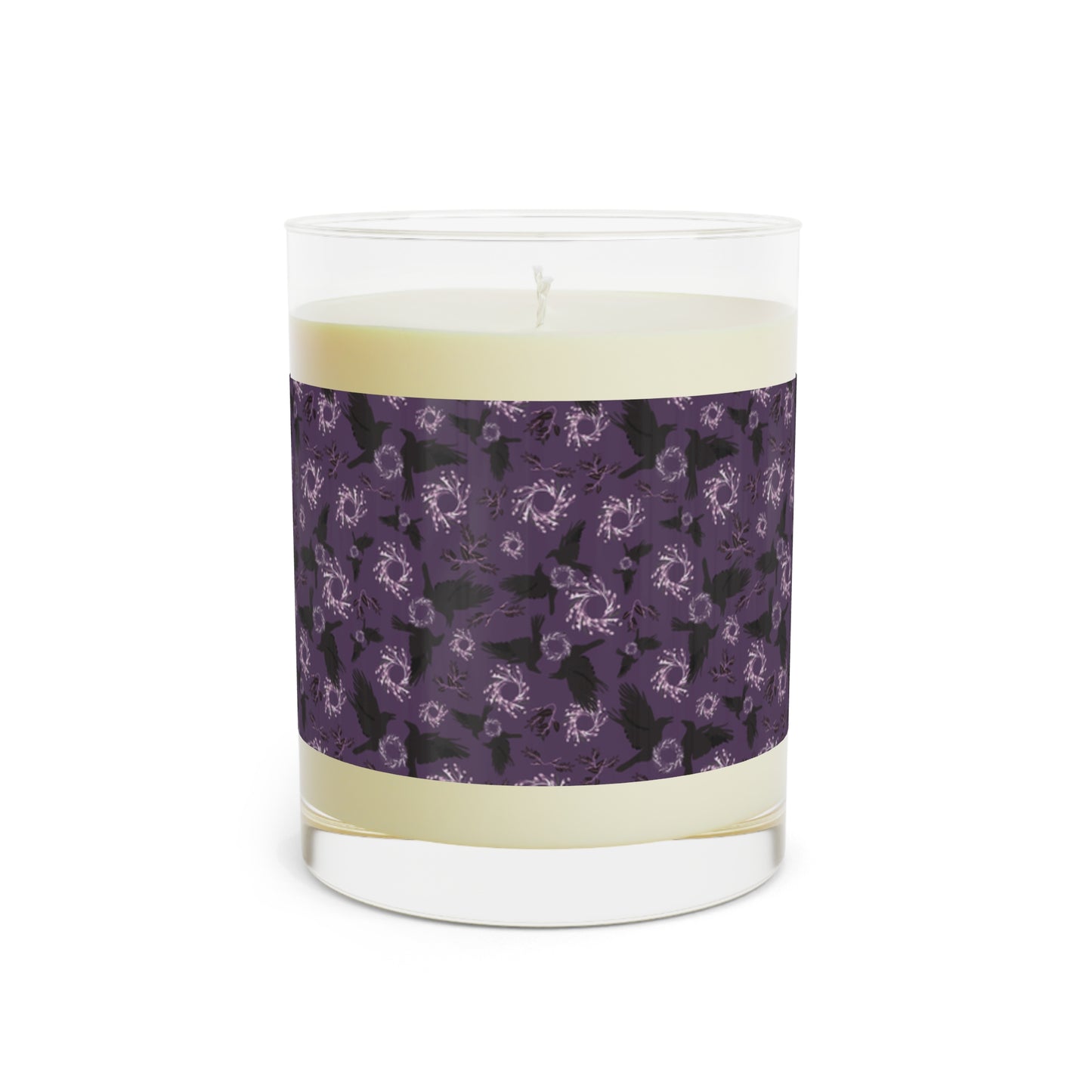 Autumn Raven Scented Candle in Huckleberry - Full Glass, 11oz