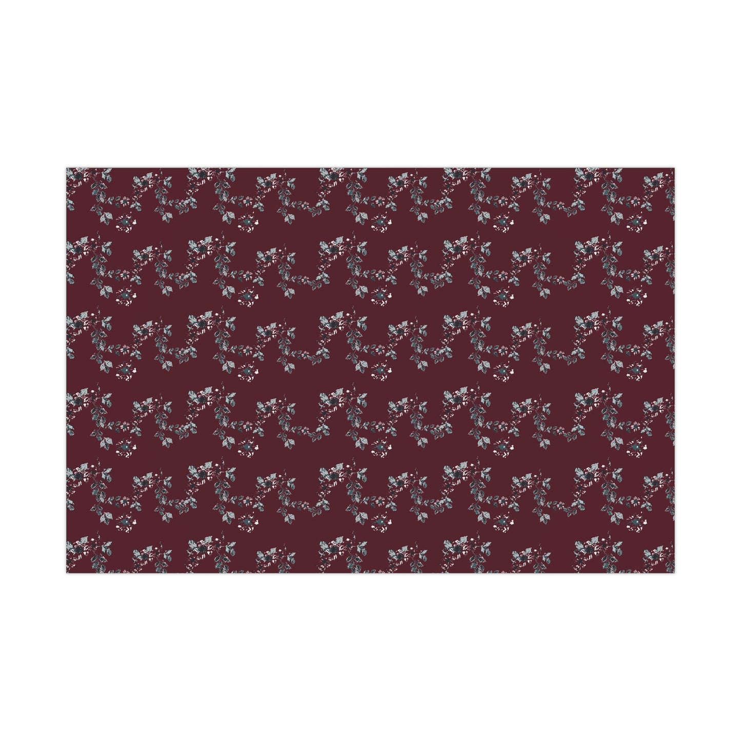 Cottage Vine Santa print  Gift Wrap