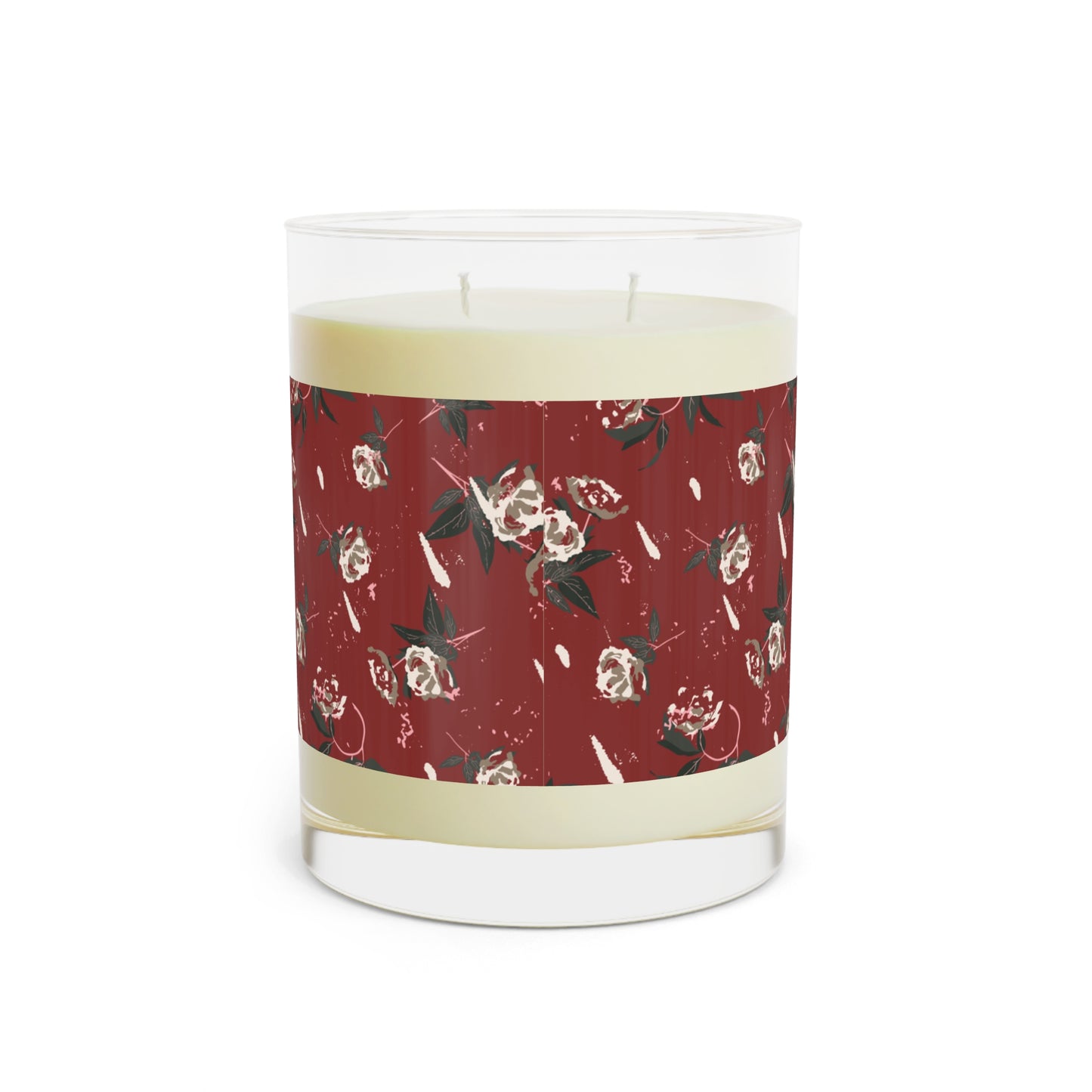 Christmas Rose Scented Candle - Full Glass, 11oz