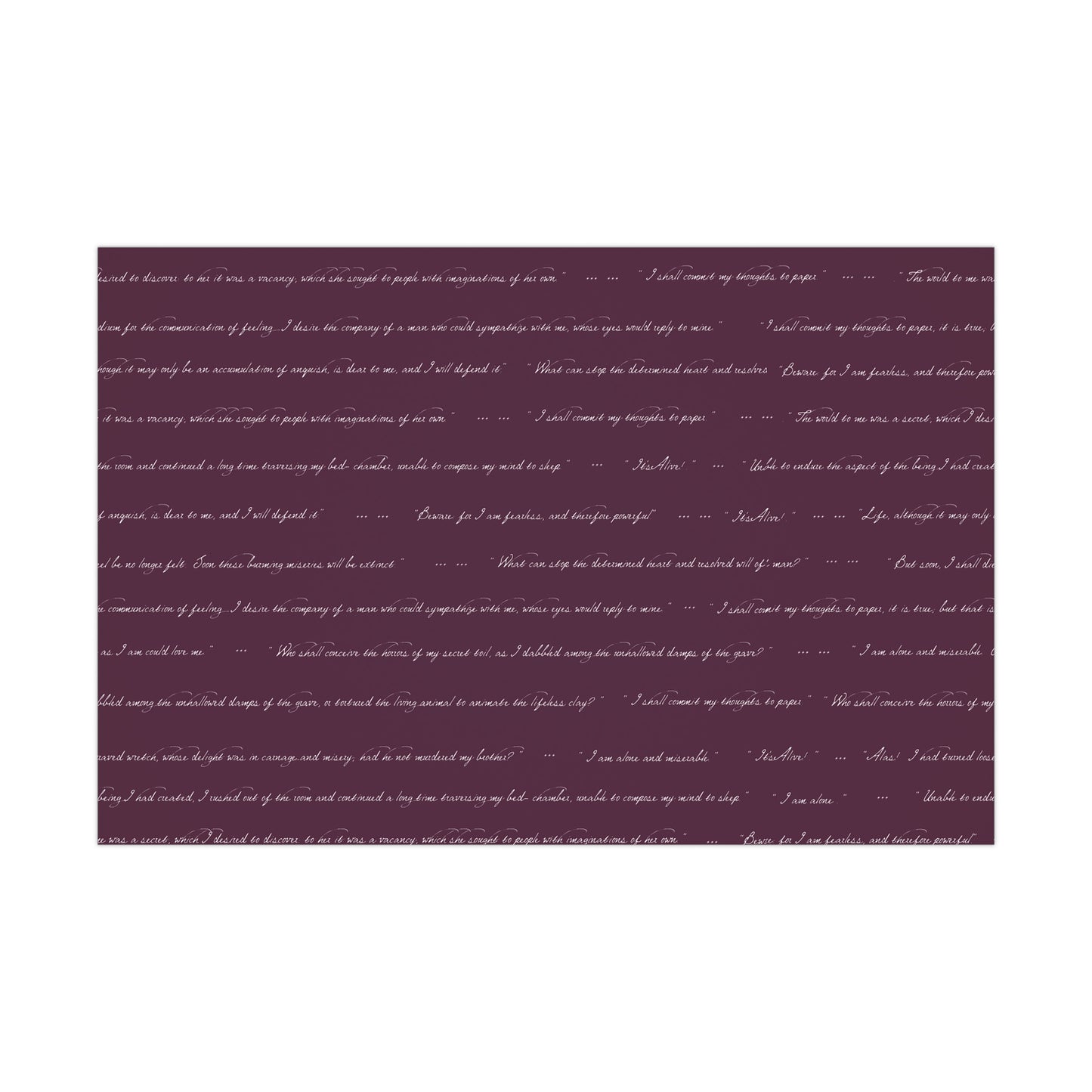 Monstrous Lament Gift Wrap Paper