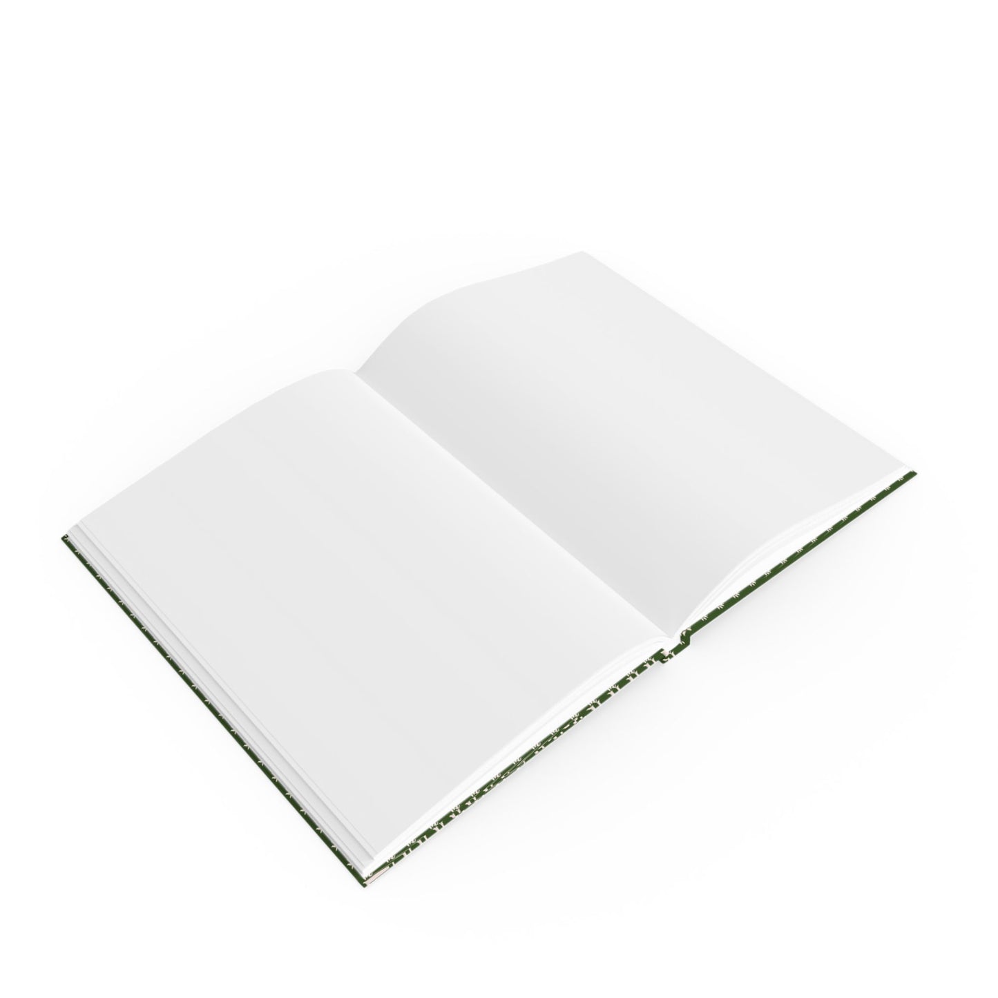 Forest Green Geo Star Hardcover Journal