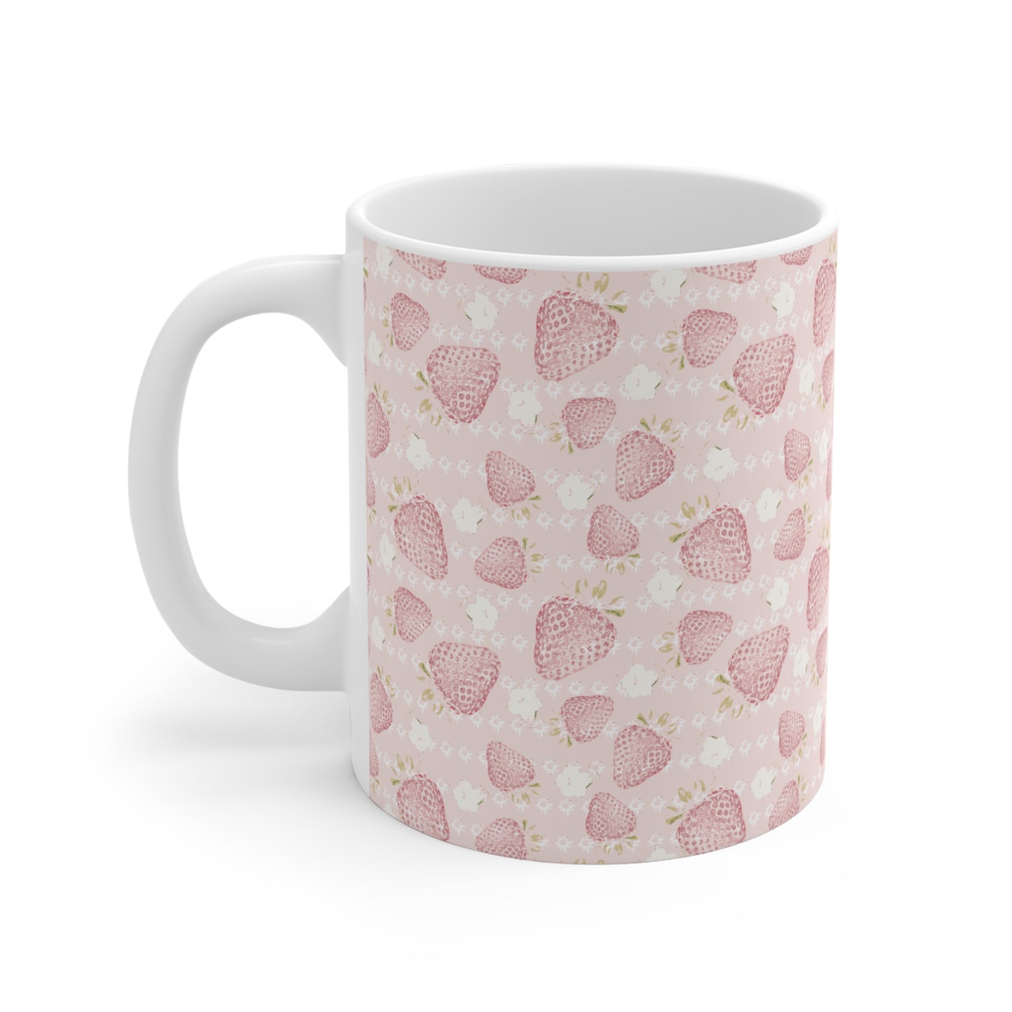 Mug 11oz : Retro Strawberry print