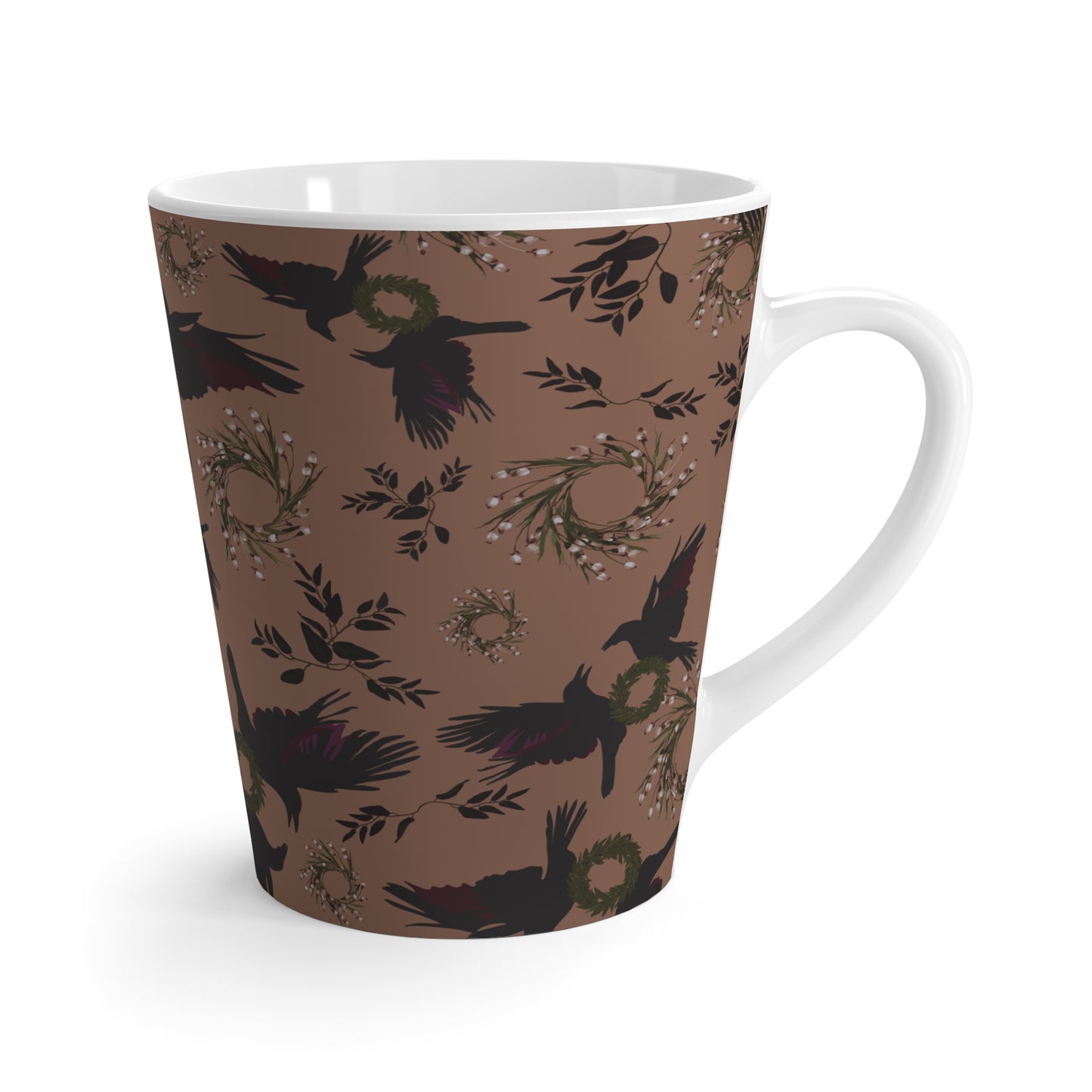 Latte Mug : Autumn Rave print