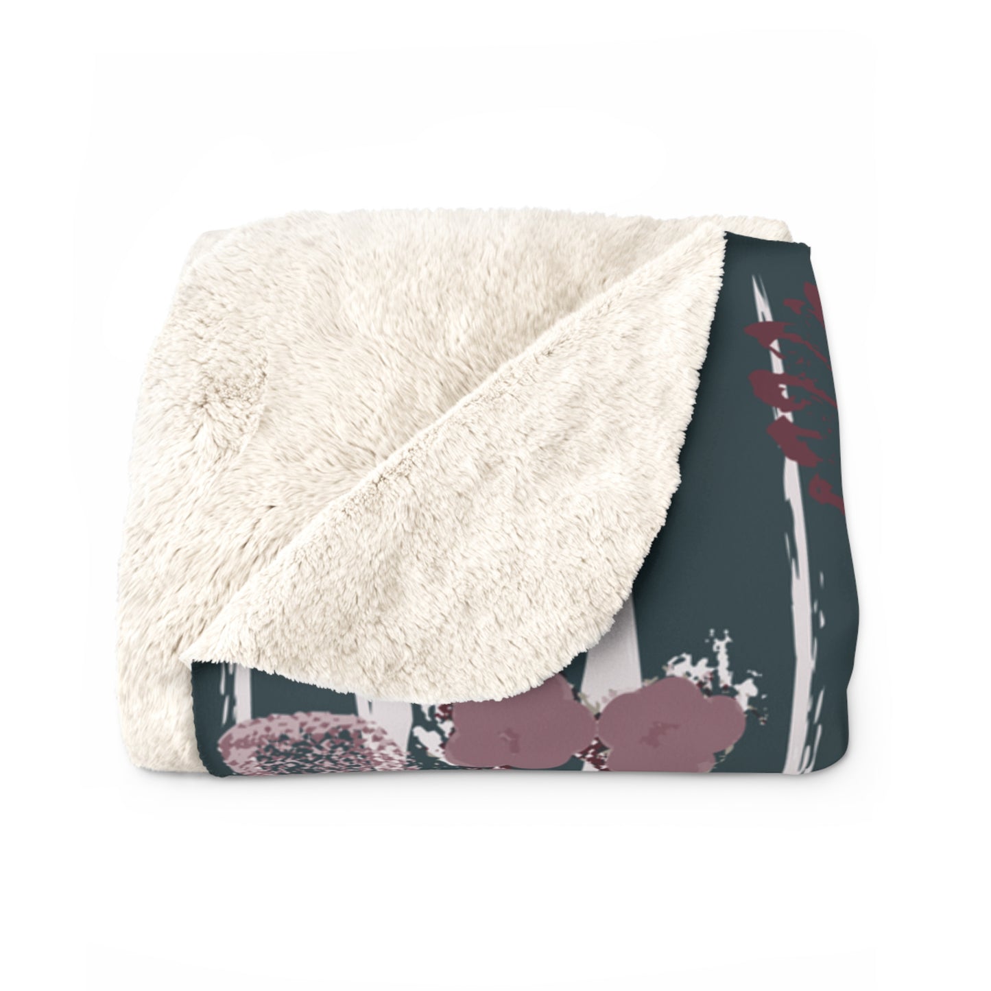 Winterberry Sherpa Fleece Blanket